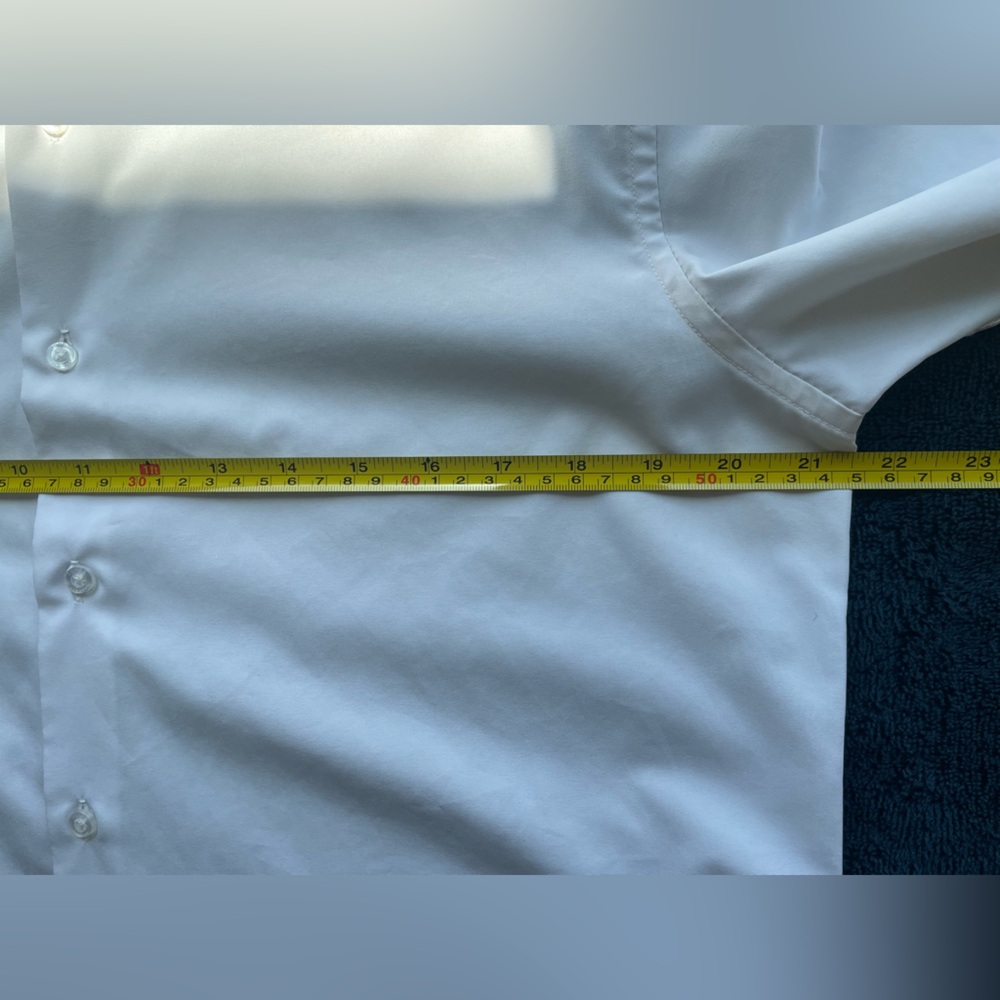 Jones New York Men's White Button-Up Dress Shirt - Picture 6 of 7